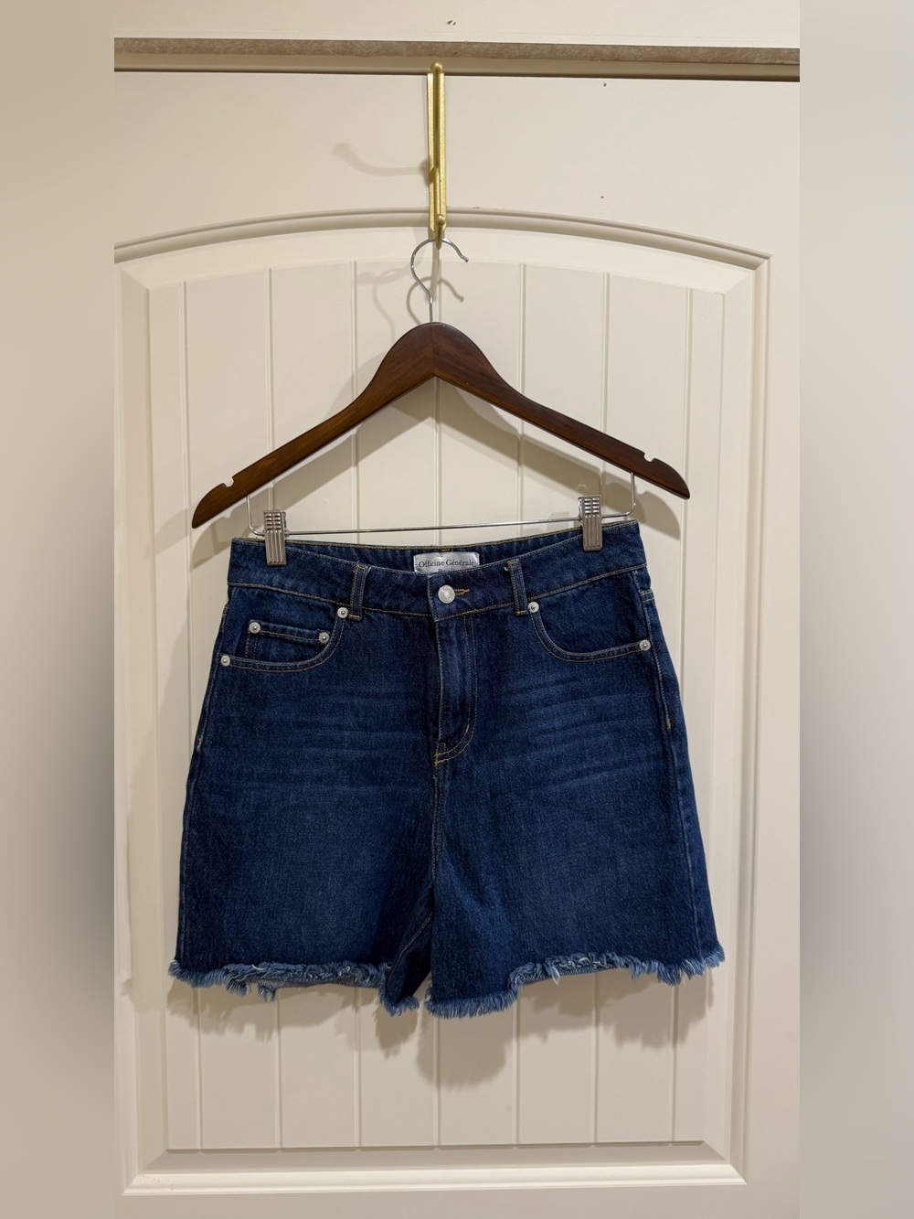 Offcine Générale Alexandra Cut Off Denim Shorts
